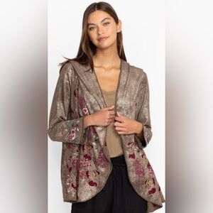 Johnny Was CLAUDETTE METALLIC SWEATER Limited Edition